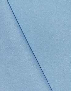 Tecido Tricoline Com Glitter Azul Bebe
