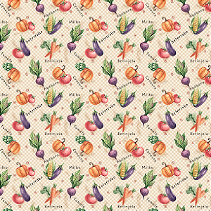 Tricoline Digital Fuxicos e Fricotes Minha Horta