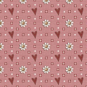 Tricoline Digital Fuxicos e Fricotes Mini Flores Felicidade