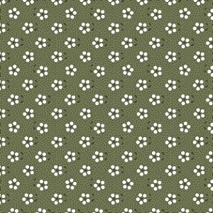Tecido Tricoline Mini Primavera Eucalipto 50cm X 1.50 Largura