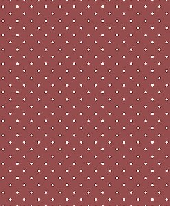 Tecido Tricoline Poa Micro Marsala