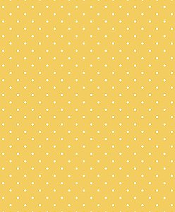 Tecido Tricoline Poa Micro Amarelo Gema
