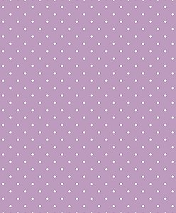 Tecido Tricoline Poa Micro Lilas