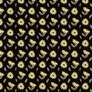 Tricoline Fuxicos e Fricotes Girassol Preto