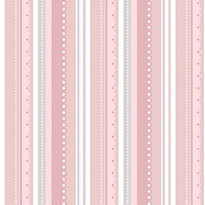 Tricoline Listrado Toys Rosa