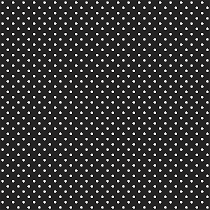 Tecido Tricoline Poa Preto 50cm X 1,50 Largura