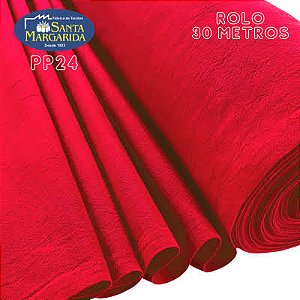 Tecido Sacaria Pano De Prato PP 24 Vermelho Santa Margarida 1 Metro