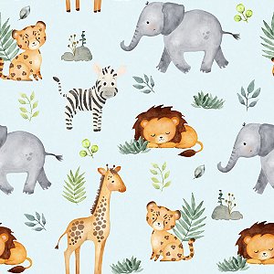 Tricoline Infantil Safari Baby 50cm X 1.50Largura