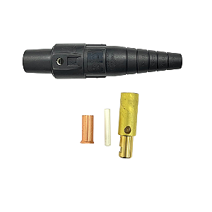 CAM LOCK FÊMEA DE LINHA PRETO 400A