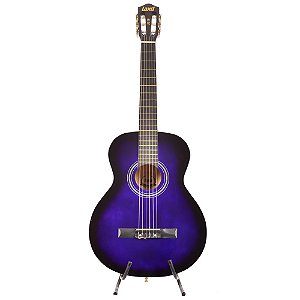 VIOLÃO LAND ACUSTICO NYLON ROXO LN-39 PU