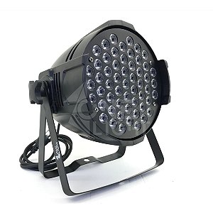 PAR LED 54 LEDS 3W RGBWA INDOOR 5 in 1