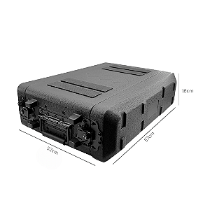 CASE RACK PARA MICROFONES E MONITORES SEM FIO 390C-2U PLASTIC FLAYCASE ( 24642 )