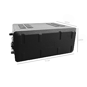 CASE RACK PARA MICROFONES E MONITORES SEM FIO 390C-4U PLASTIC FLAYCASE ( 24644 )