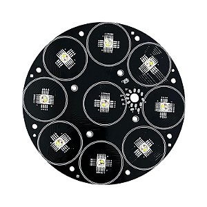 PLACA DE LED REPOSIÇÃO PARA PAR LED 9X18W 6 IN 1 RGBWA+UV OUTDOOR ONE LIGHT ( 5007 )