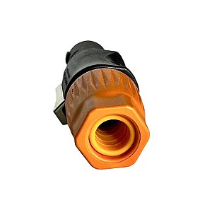 CONECTOR POWERCON OUTDOOR LARANJA / PRETO ( 33032 )