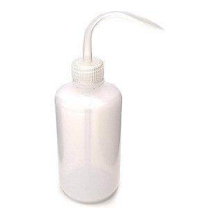Frasco Almotólio Pisseta em Plástico Bico Curvo 150 ml