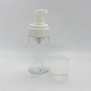 Frasco Transparente com Pump Válvula Espumadora Pequeno 50 ml