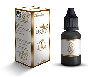 Pigmento Orgânico para Micropigmentação Cor Ultra Black RBKollors 15mL