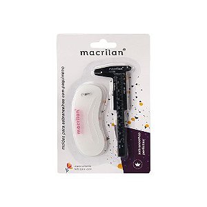 Moldes para Sobrancelhas com Paquímetro Macrilan