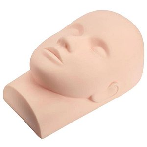 Cabeça de Treinamento de Silicone Facial 4D Extensão de Cílios Microblading Micropigmentação