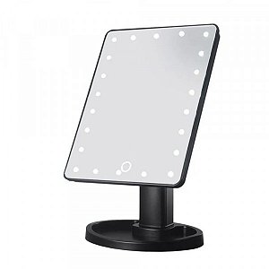 Espelho de Mesa Luz Led Maquiagem Camarim Portátil Usb Vision