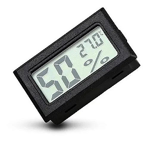 Mini Termômetro Higrômetro Digital Temperatura Umidade Extensão de Cílios