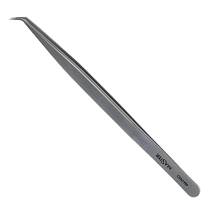 Pinça para Extensão de Cílios Master - 4M-PRO Lisa Aço Inox