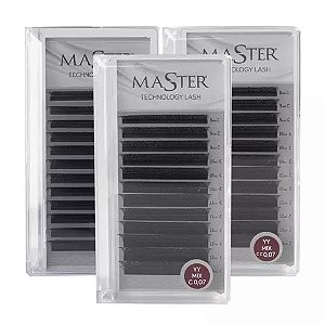 Cílios para Extensão Master YY 0.07 Cor: Preto