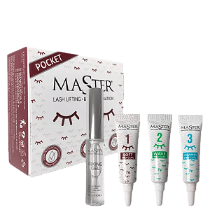Kit Master Lash Lifting Cílios e Brow Lamination Pocket 7g