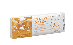 Lenço Para Depilação Depilflax - 50 Unidades