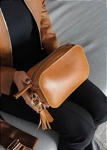 Bolsa Liz Box Em Couro