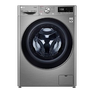 Lava e Seca LG Smart VC4 CV5013EC4 com Inteligência Artificial AIDD 13 Kg Aço Escovado