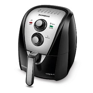 Fritadeira Sem Óleo Mondial Family Inox Black 4L 500W AFN-40-BI