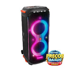 Caixa Amplificada Bluetooth Com LED Portátil JBL PartyBox 710 800W RMS