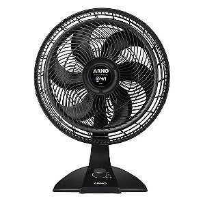 Ventilador de Mesa Arno Turbo Force 2 Em 1 VF42 40cm Preto 127v