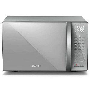 Forno de Micro-ondas Panasonic NN-ST67LSRUN com Tecnologia Dupla Refeição 34L Inox