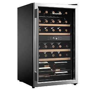 Adega de Vinhos Brastemp Dual Zone para 33 Garrafas BZB33BE 110v