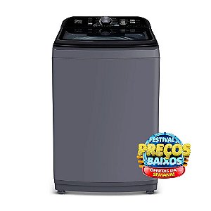 Lavadora de Roupas 13kg Midea com Sistema Ciclone MA500W13/GK