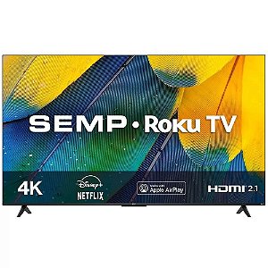 Smart TV Roku Semp TCL LED 50 Polegadas 4K UHD Wi-Fi HDR 50RK8600 Bivolt