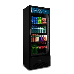 Refrigerador Expositor Bebidas Metalfrio VB52 Black 497L 220v