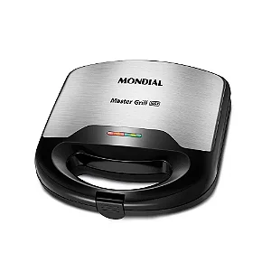 Sanduicheira Mondial Master Grill S-20 Preto/Inox 60hz