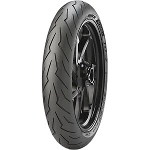 Kit com 02 Pneus Pirelli Ninja 400 110/70R17 + 150/60R17 Diablo Rosso 3