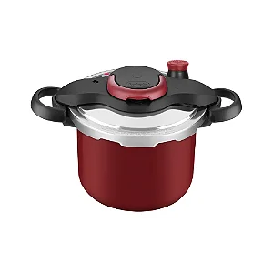 Panela de Pressão Rochedo Clipso Alumínio Vermelha – 4,5 L