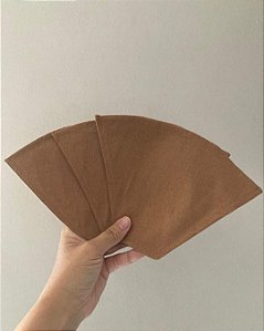 Kit 3 filtros de café em algodão agroecológico tamanho 103