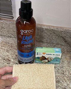 Kit de Limpeza Natural + 1 Bucha Vegetal de BRINDE