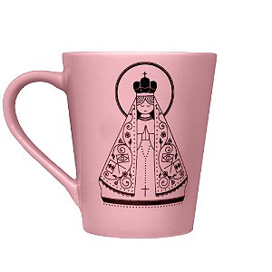 Caneca Nossa Senhora Aparecida Rosa