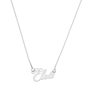 Colar com Nome Personalizado em Prata 925