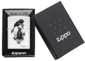 Isqueiro Original Zippo 29645 Bird Granad Steven Spazuk
