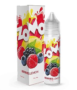 Líquido Juice Zomo Vape - Berries Lemon 3mg - 60ml