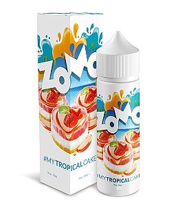 Líquido Juice Zomo Vape - Tropical Cake 3mg - 60ml